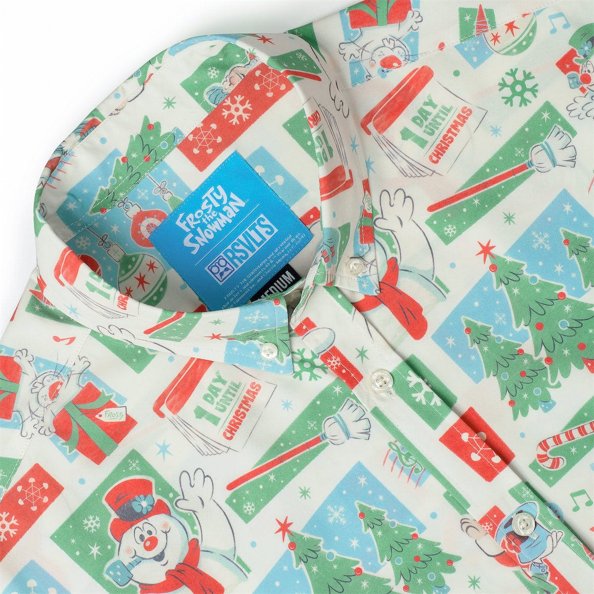 RSVLTS Frosty the Snowman "A Jolly Happy Soul" – KUNUFLEX Short Sleeve Shirt-zoom-4