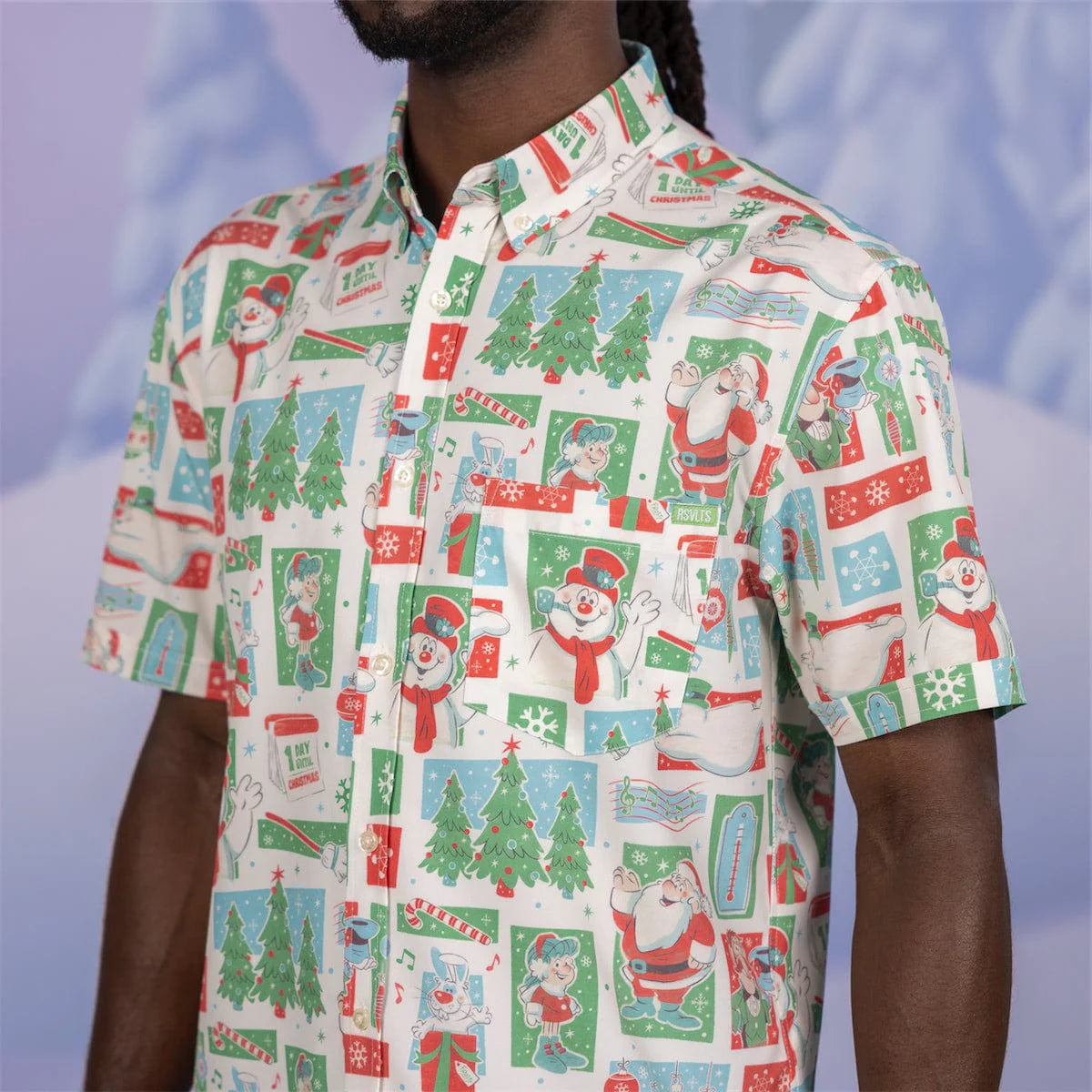 RSVLTS Frosty the Snowman "A Jolly Happy Soul" – KUNUFLEX Short Sleeve Shirt
