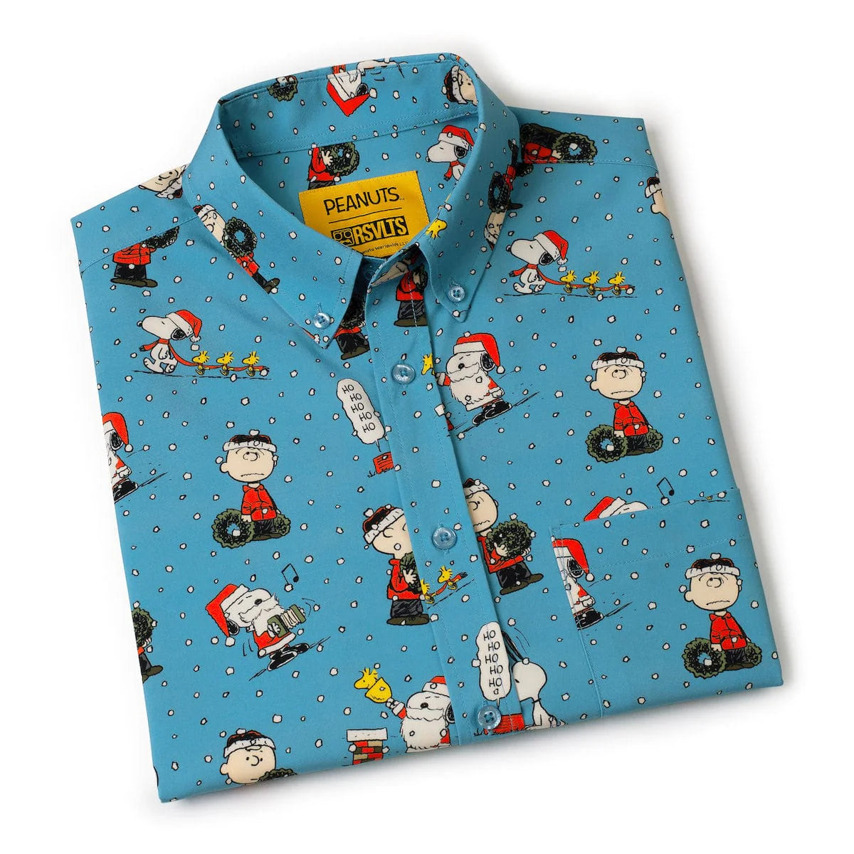 RSVLTS Peanuts "Season’s Griefings" – KUNUFLEX Short Sleeve Shirt-2
