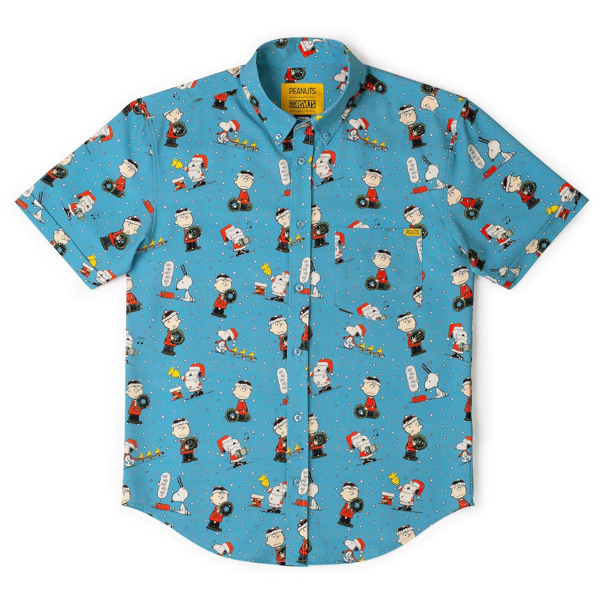 RSVLTS Peanuts "Season’s Griefings" – KUNUFLEX Short Sleeve Shirt-zoom-5