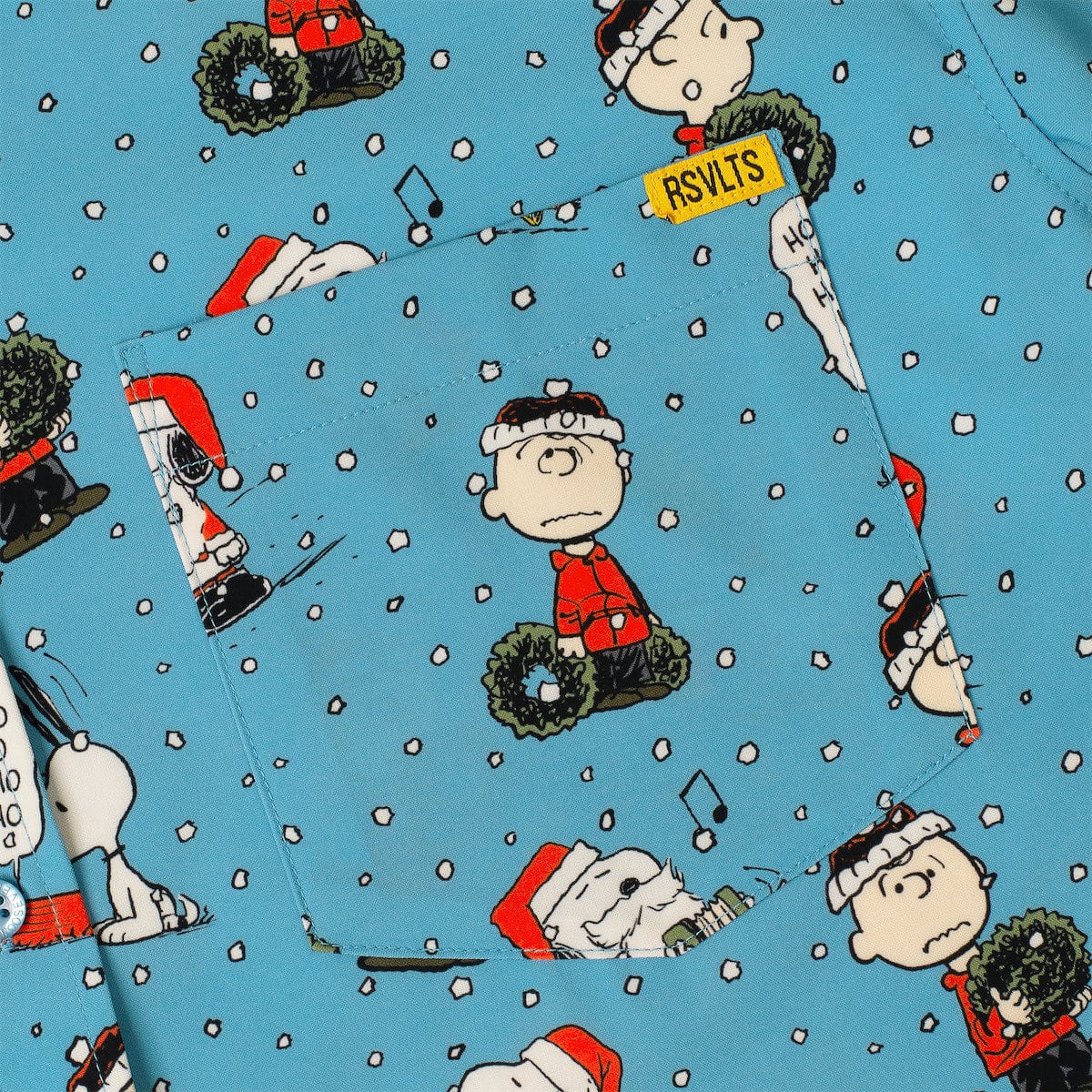 RSVLTS Peanuts "Season’s Griefings" – KUNUFLEX Short Sleeve Shirt-4