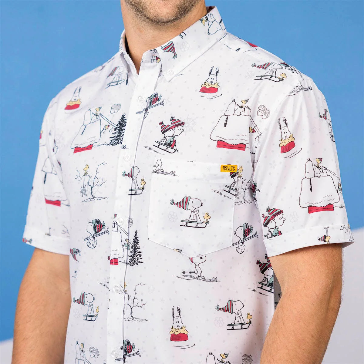 RSVLTS Peanuts "Snow Cool" – KUNUFLEX Short Sleeve Shirt