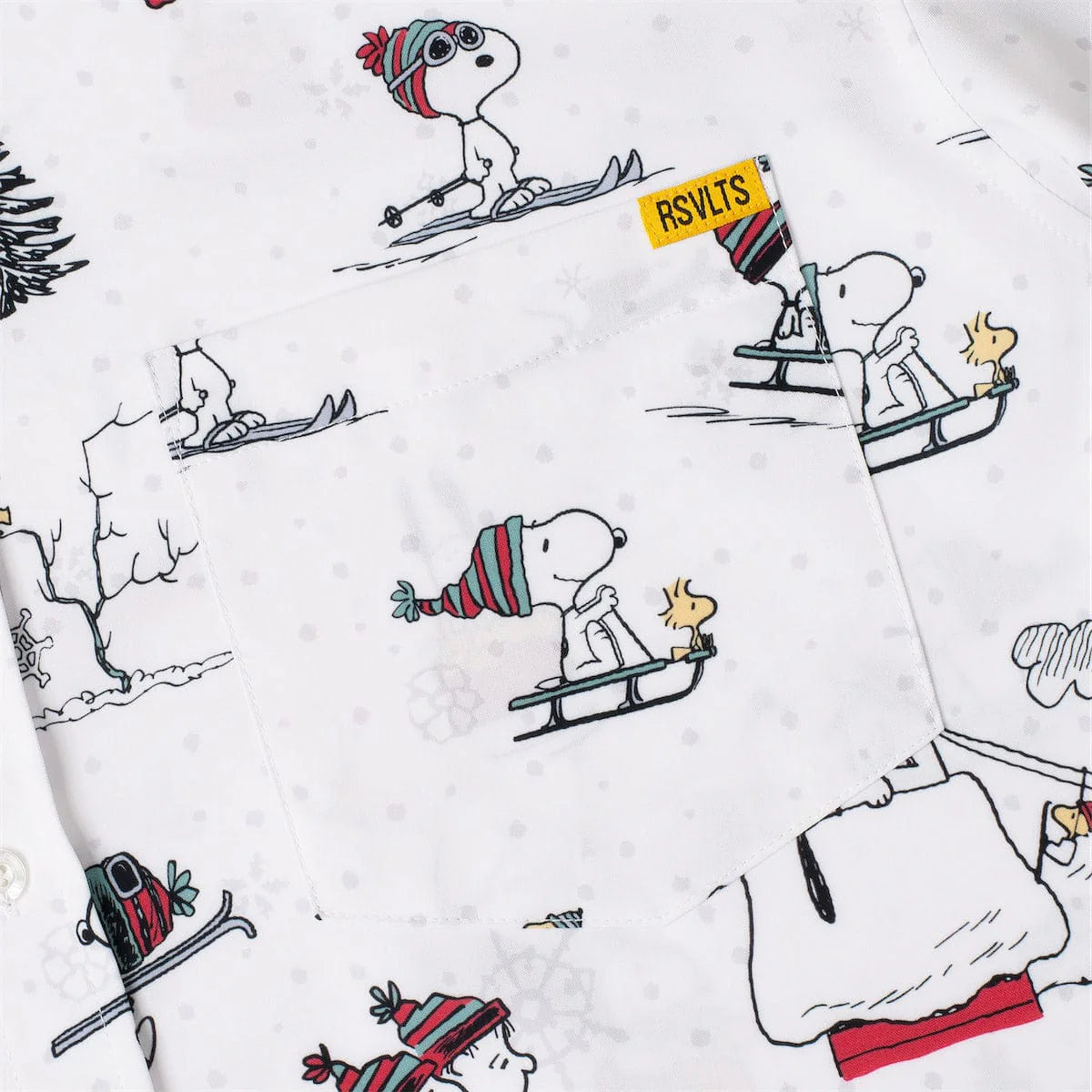 RSVLTS Peanuts "Snow Cool" – KUNUFLEX Short Sleeve Shirt-7