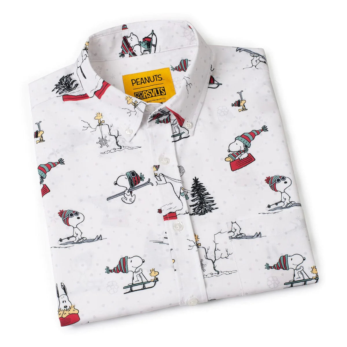 RSVLTS Peanuts "Snow Cool" – KUNUFLEX Short Sleeve Shirt-zoom-5