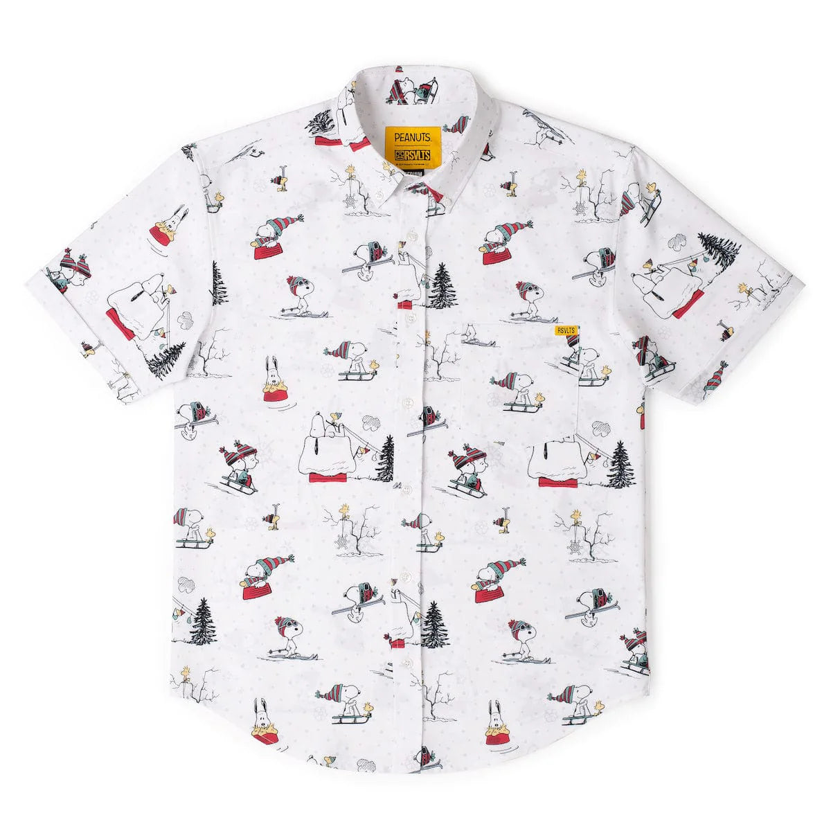 RSVLTS Peanuts "Snow Cool" – KUNUFLEX Short Sleeve Shirt-zoom-6