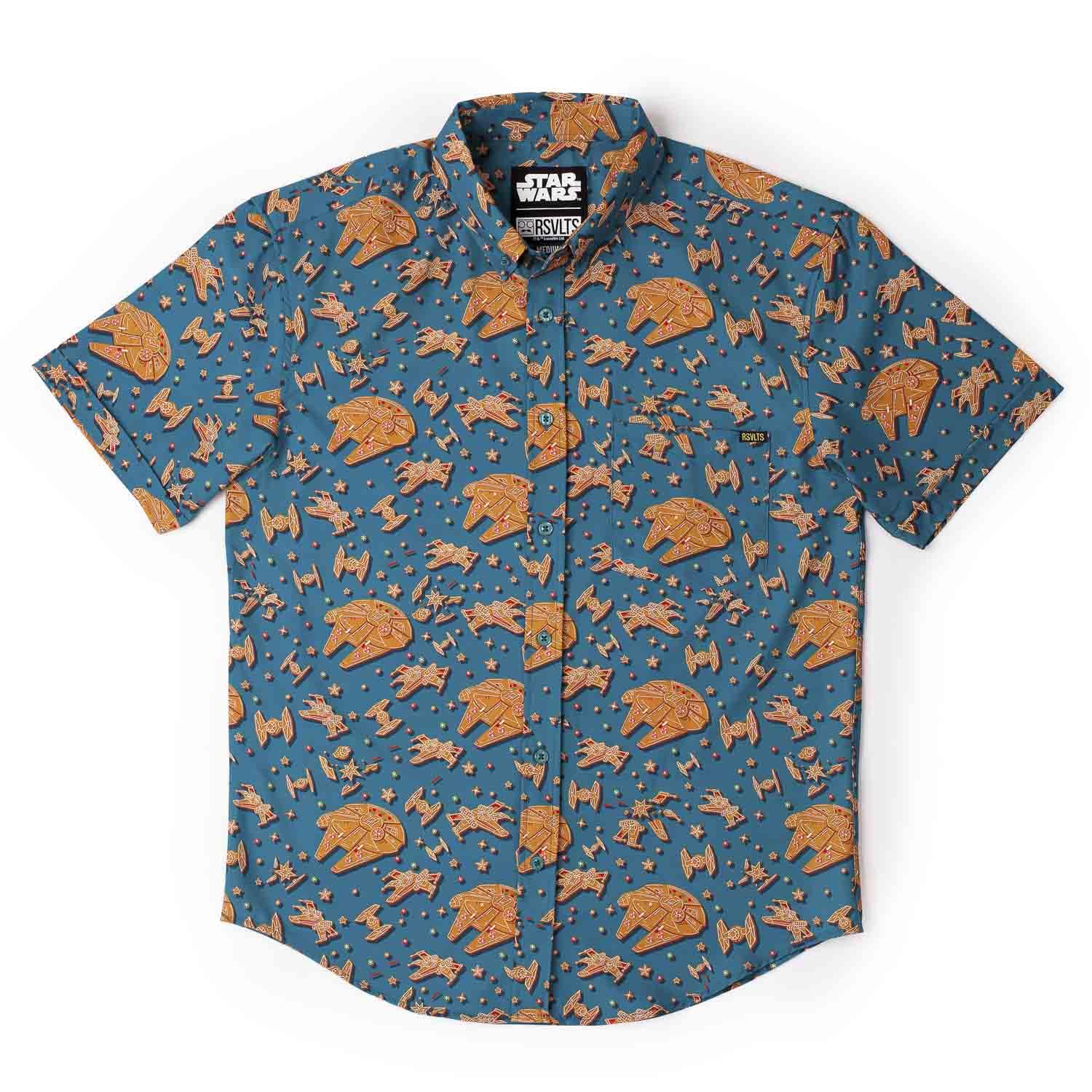 RSVLTS Star Wars Holiday "Rebel Crumb (Green) KUNUFLEX Short Sleeve Shirt-7