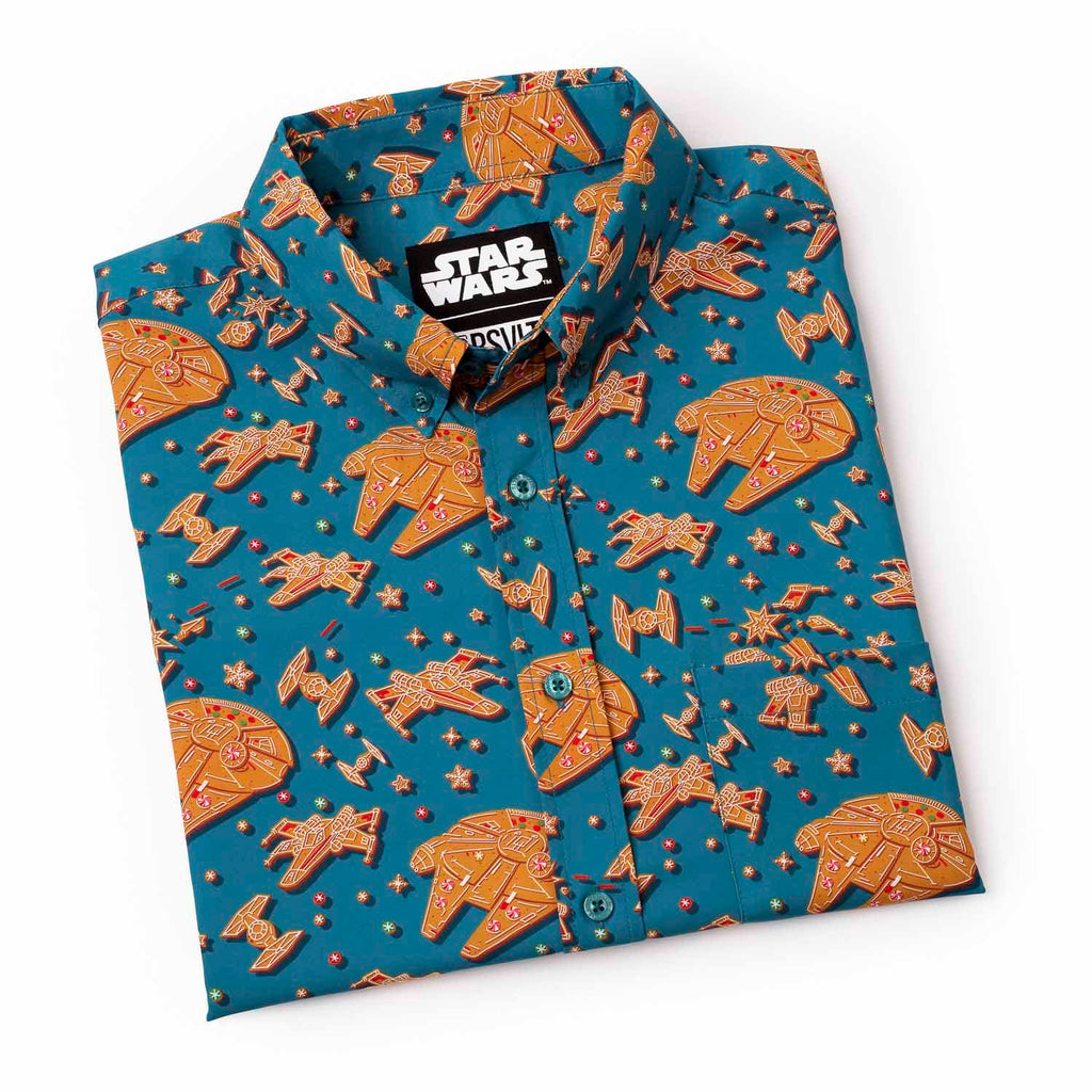 RSVLTS Star Wars Holiday "Rebel Crumb (Green) KUNUFLEX Short Sleeve Shirt