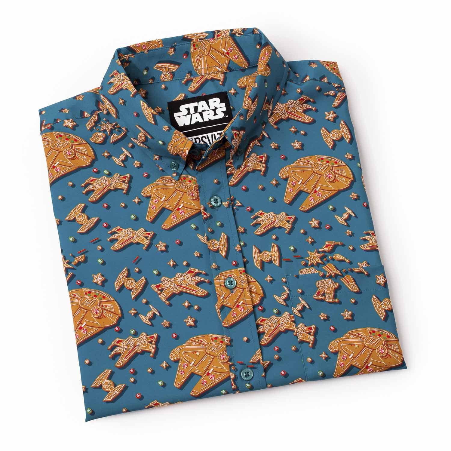 RSVLTS Star Wars Holiday "Rebel Crumb (Green) KUNUFLEX Short Sleeve Shirt