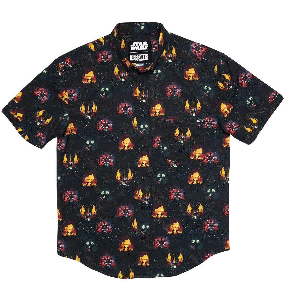 RSVLTS star wars Journey to the Dark side KUNUFLEX Short Sleeve Shirt-7