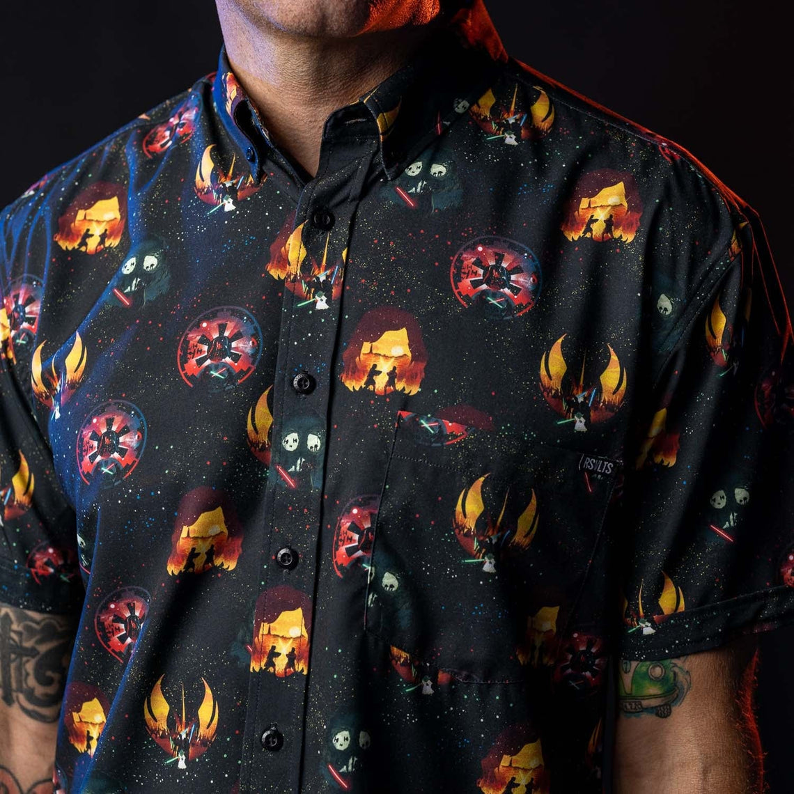 RSVLTS star wars Journey to the Dark side KUNUFLEX Short Sleeve Shirt-zoom-1