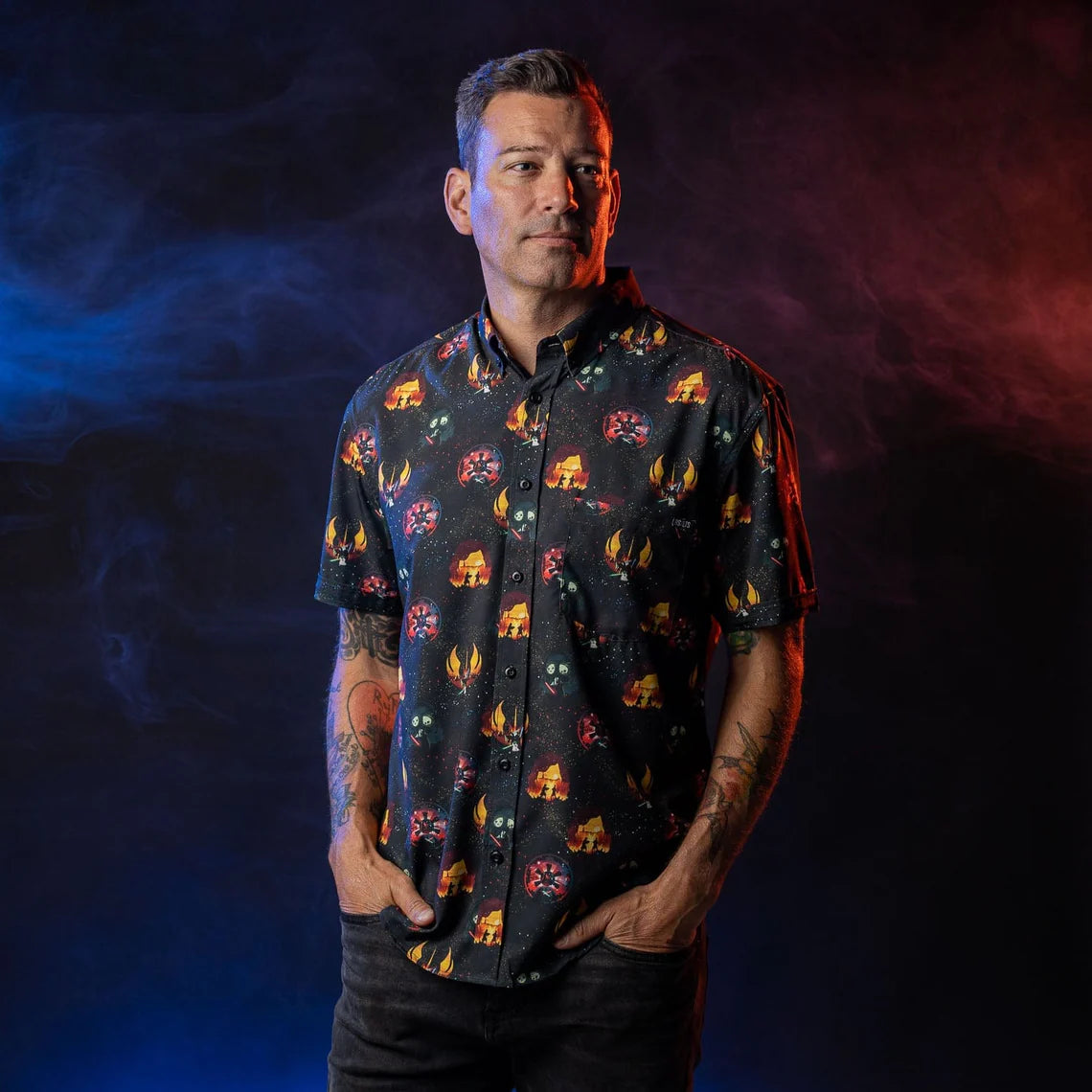 RSVLTS star wars Journey to the Dark side KUNUFLEX Short Sleeve Shirt-8