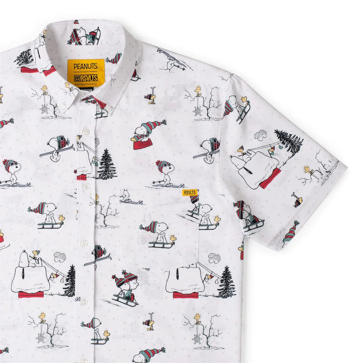 RSVLTS Peanuts "Snow Cool" – KUNUFLEX Short Sleeve Shirt-zoom-2