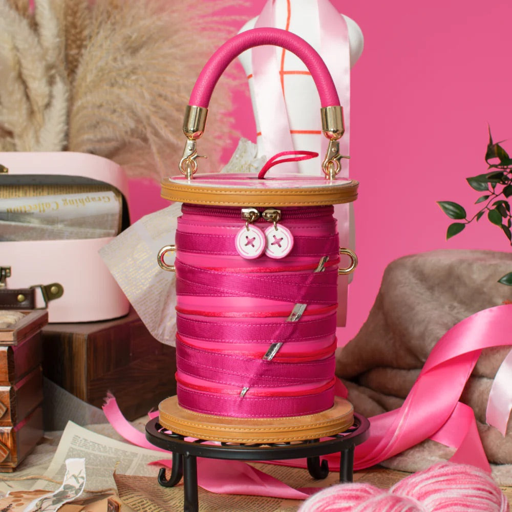 Vendula London Sewing Box Scrapbook Cotton Reel Bag