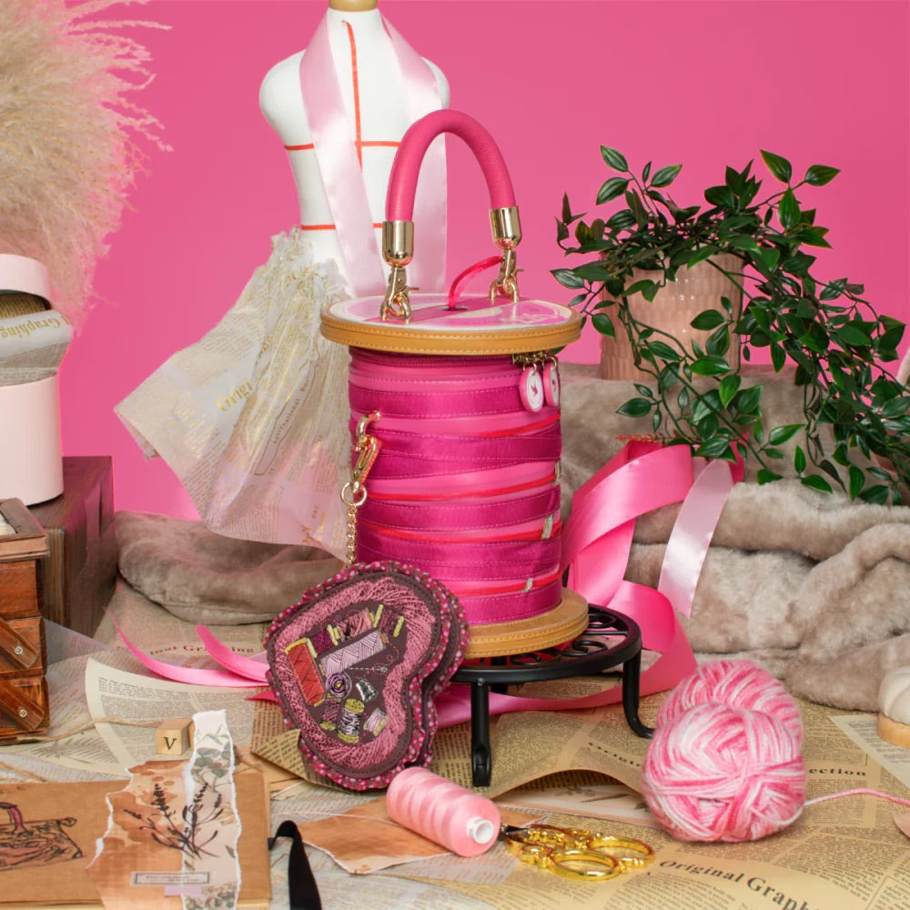 Vendula London Sewing Box Scrapbook Cotton Reel Bag