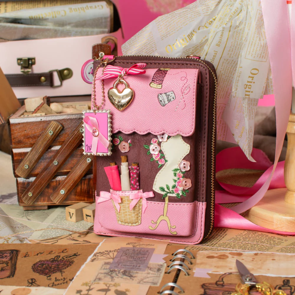 Vendula London Sewing Box Scrapbook Bree Phone Pouch