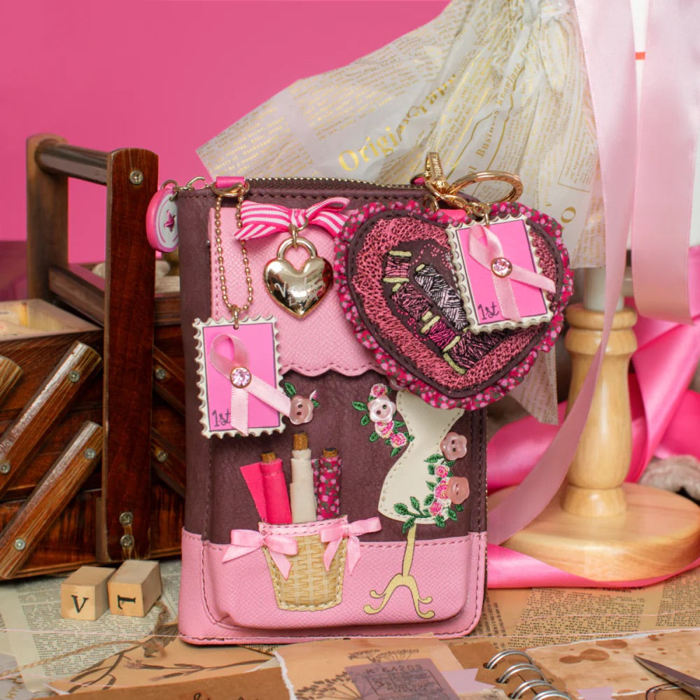 Vendula London Sewing Box Scrapbook Bree Phone Pouch