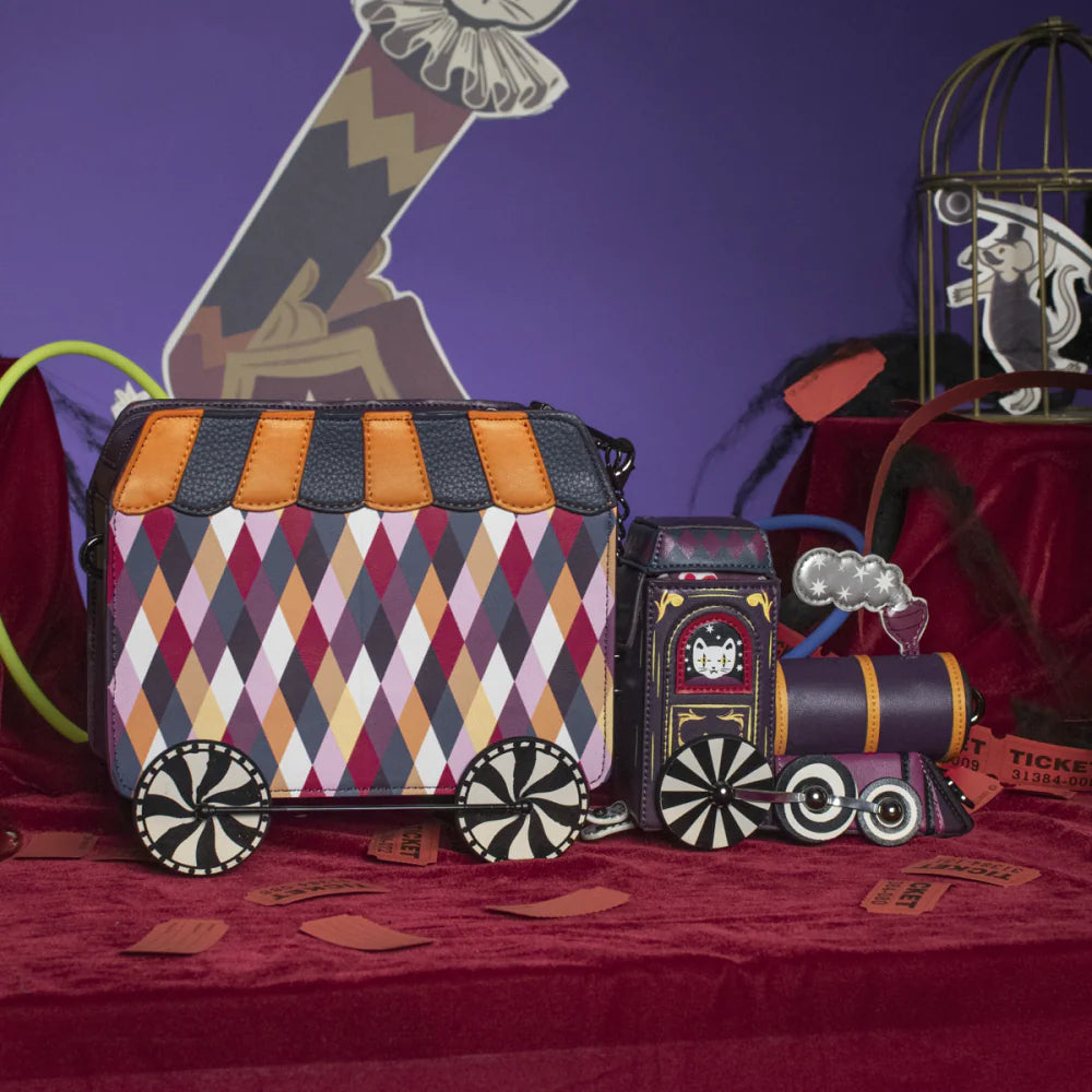 Vendula London Skelecat's Traveling Ghost Circus Train Bag-zoom-8