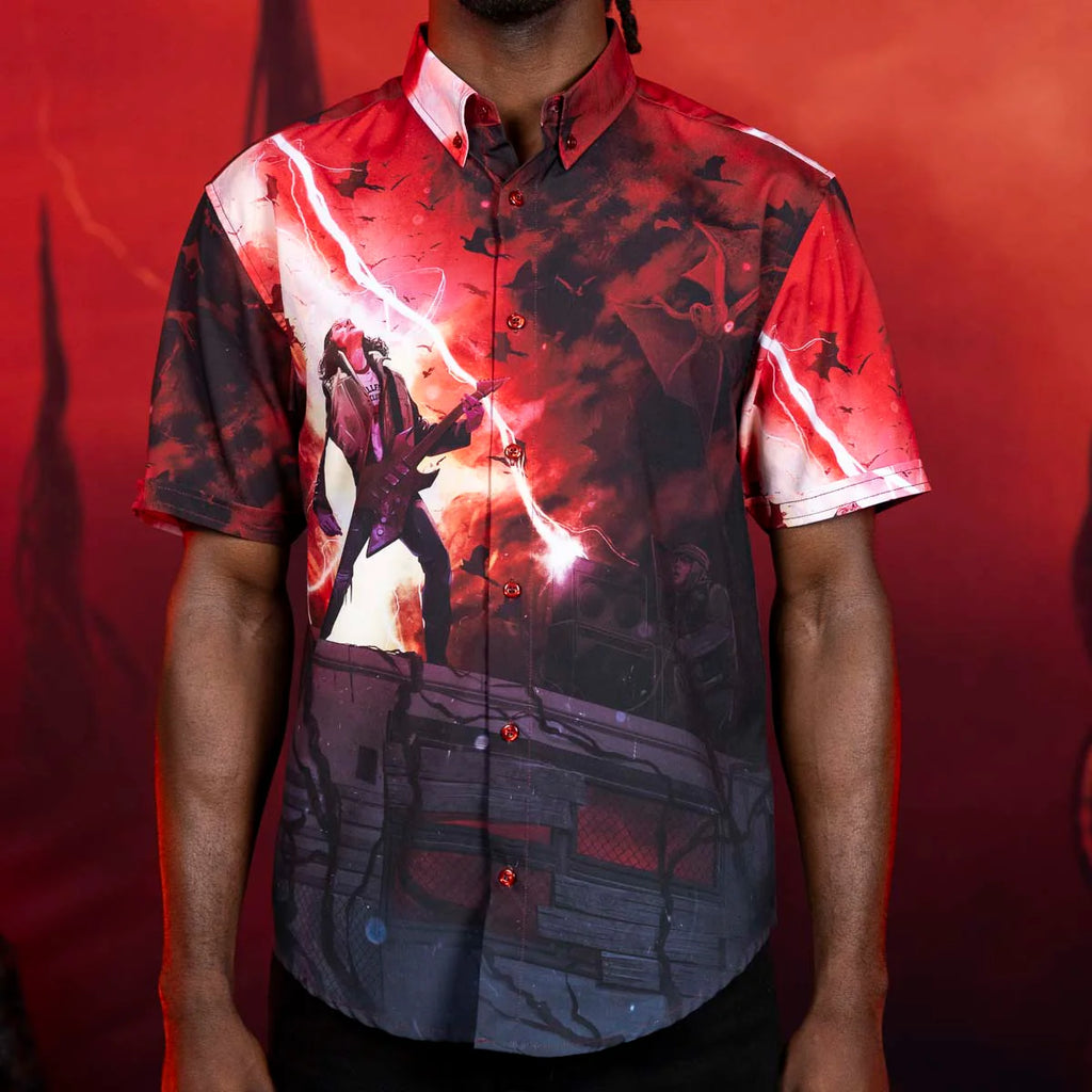 RSVLTS Stranger Things "Most Metal Ever!" – KUNUFLEX Short Sleeve Shirt