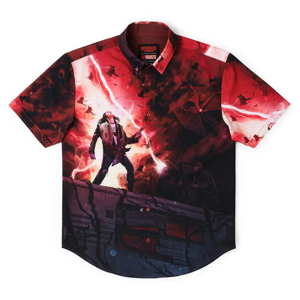 RSVLTS Stranger Things "Most Metal Ever!" – KUNUFLEX Short Sleeve Shirt