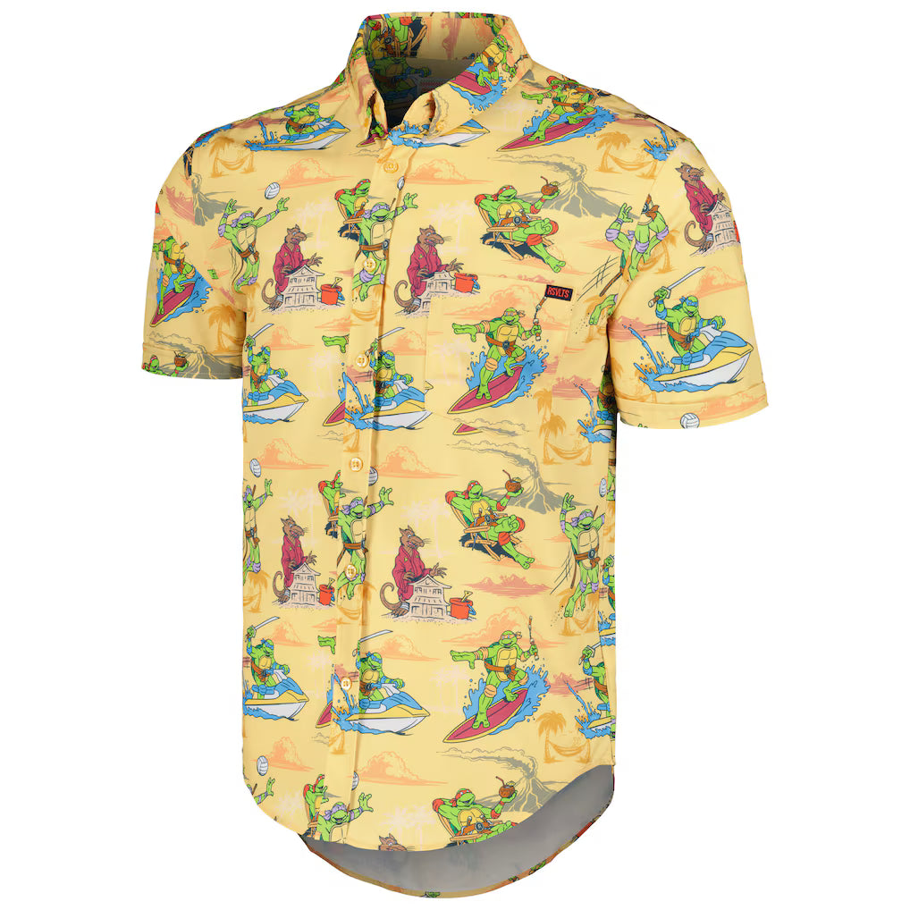 RSVLTS Teenage Mutant Ninja Turtles "Turtlecation" KUNUFLEX Short Sleeve Shirt