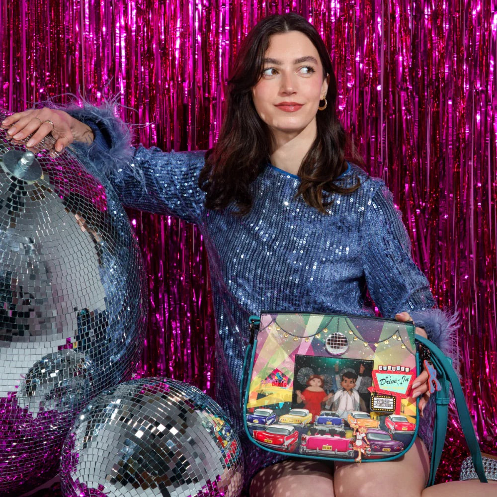 Vendula London Caturday Night Fever Heather Crossbody