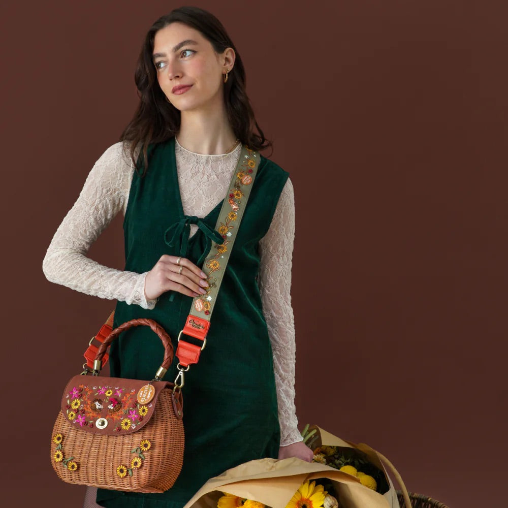 Vendula London Flower Shop Amber Edition Wide Shoulder Strap